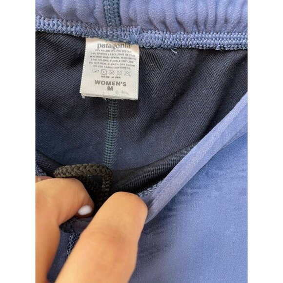 VINTAGE Patagonia Women's M Capilene Blue Thermal Baselayer Bottom Pants Winter - Picture 3 of 6